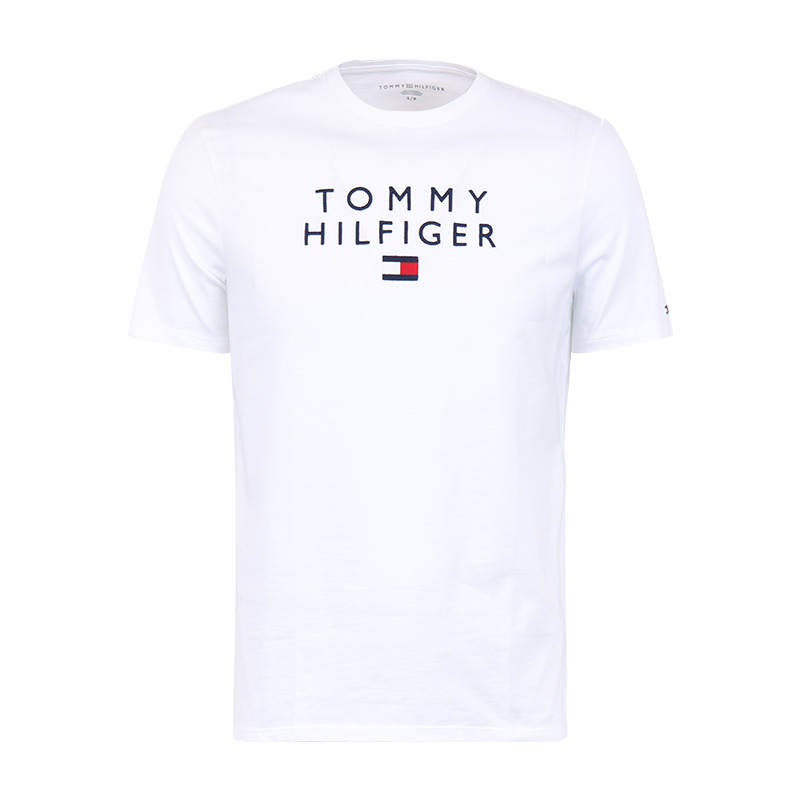 Tommy Hilfiger T Shirts Men's Crew Neck Moderate