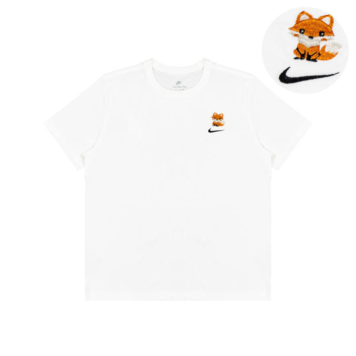 Nike Nike T Shirts Unisex White Crew Neck Moderate Straight Fit