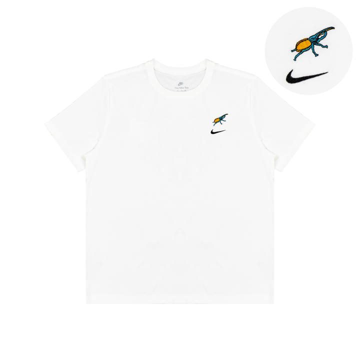 Nike Nike T Shirts Unisex White Crew Neck Moderate Straight Fit