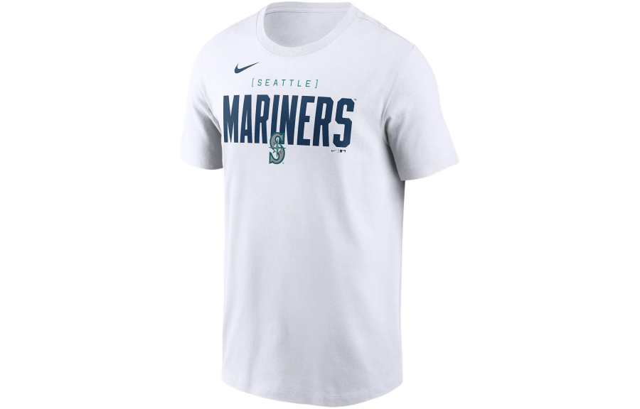 Nike Nike T Shirts Men's White Crew Neck Moderate Straight Fit