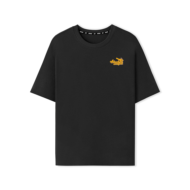 Skechers T Shirt Unisex Carbon Black