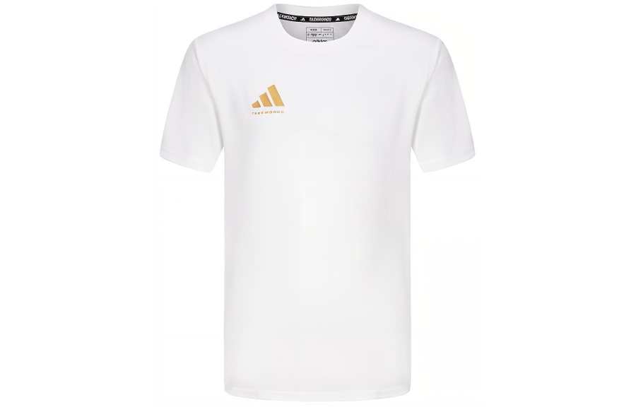 Adidas Adidas T Shirts Unisex White Crew Neck Moderate Straight Fit