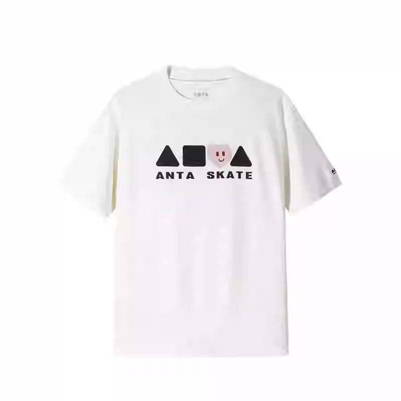Anta Sports Lifestyle Collection Lifestyle Collection T Shirt Unisex Papyrus White