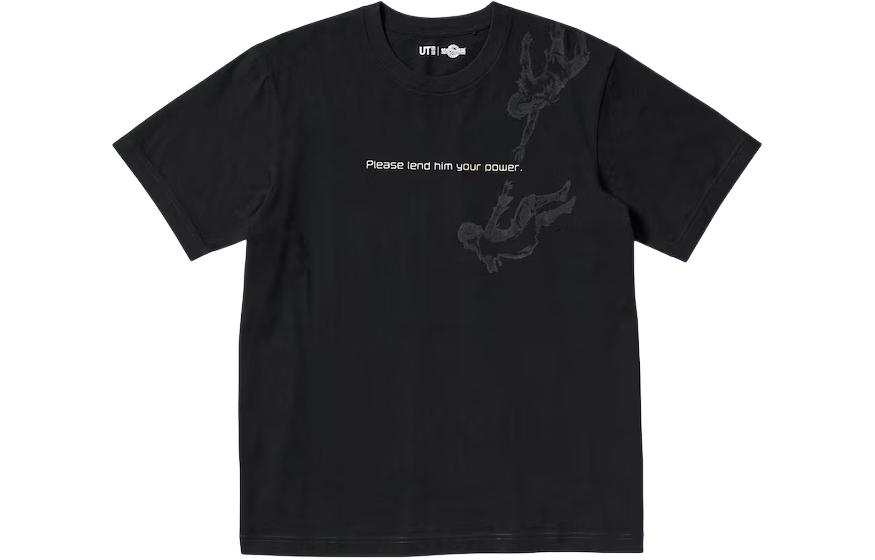 UNIQLO The Legend Of Zelda Co Branded T Shirts Unisex Black Crew Neck Moderate Straight Fit