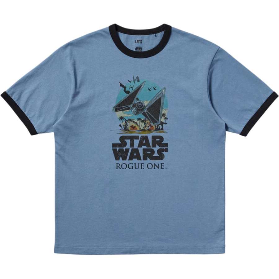 UNIQLO x XINGQIUDAZHAN,LIANMINGKUAN SS25 T Shirt Unisex Sky Blue