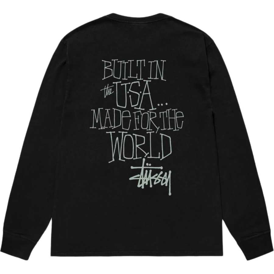 Stussy Built In Usa Pigment Dyed Ls Tee