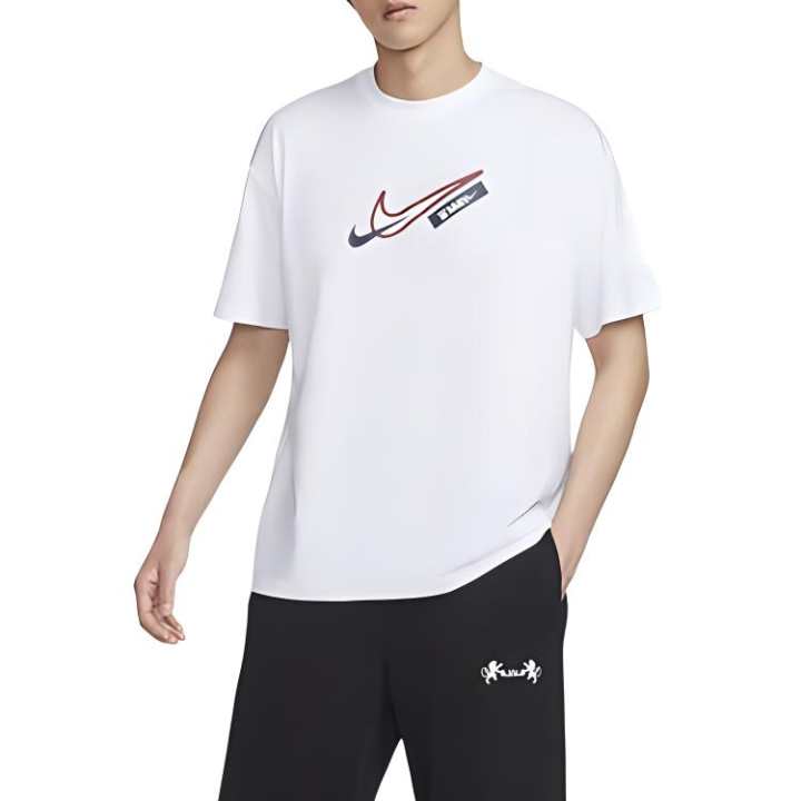 Nike Nike T Shirts Men's White Crew Neck Moderate