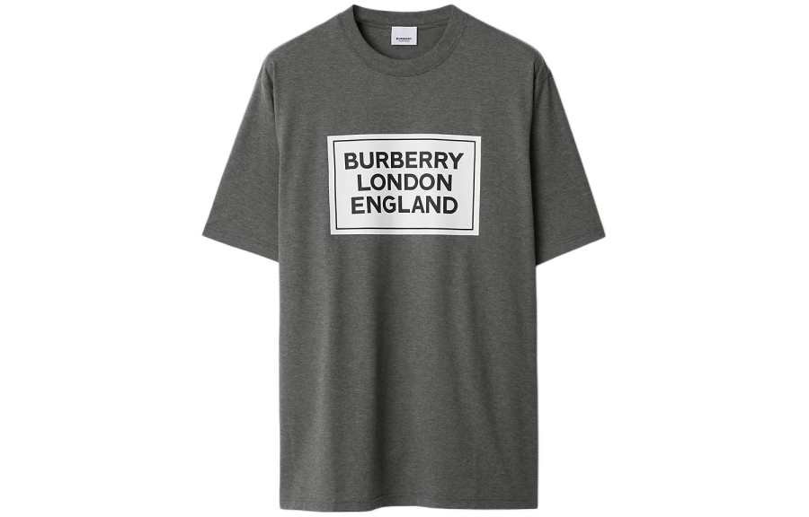 Burberry T Shirt Men's Dark Gray