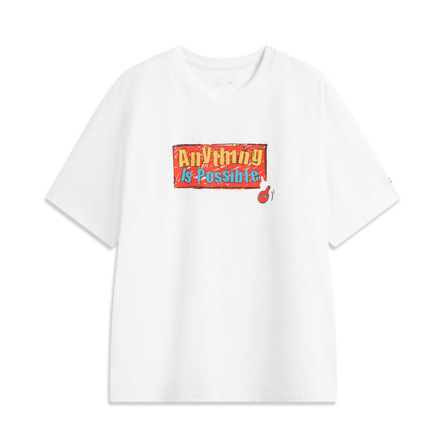 Li-Ning Li Ning Sports Life Collection T Shirt Men's Standard White