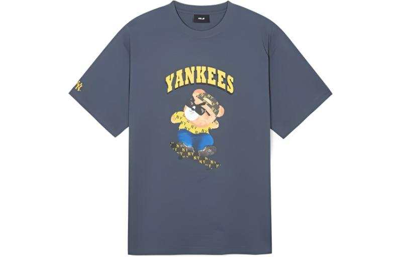 MLB MLB Drop Shoulder Sleeve T Shirt Unisex Gray