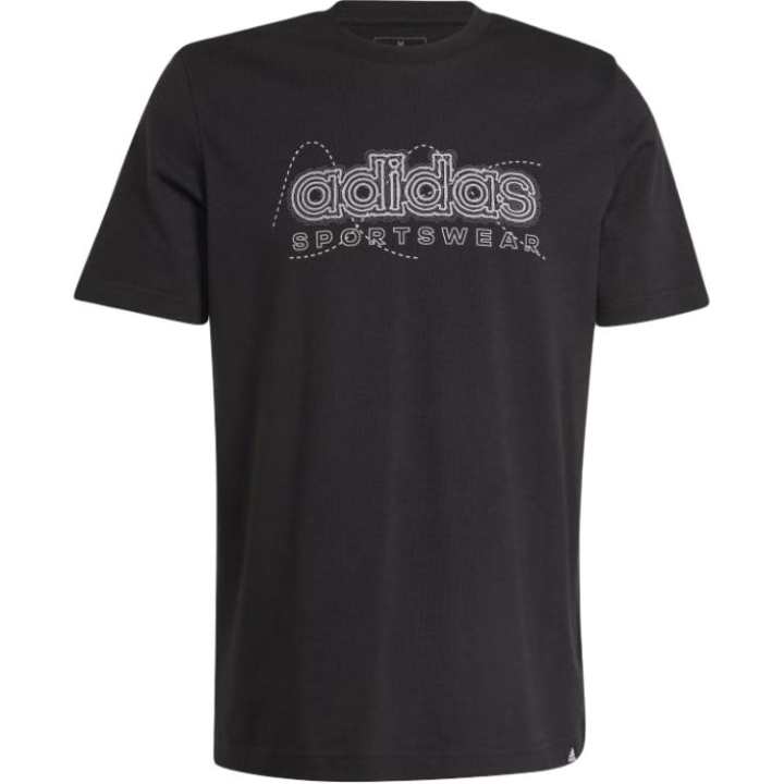Adidas Adidas Clothing T Shirts Men's Black Crew Neck