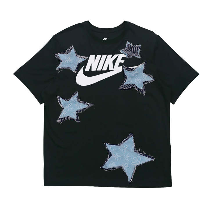 Nike Nike T Shirts Unisex Black Crew Neck Moderate Straight Fit