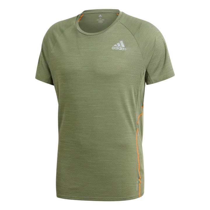 Adidas Adidas Runner ADI TEE T Shirt Men's Ruins Green