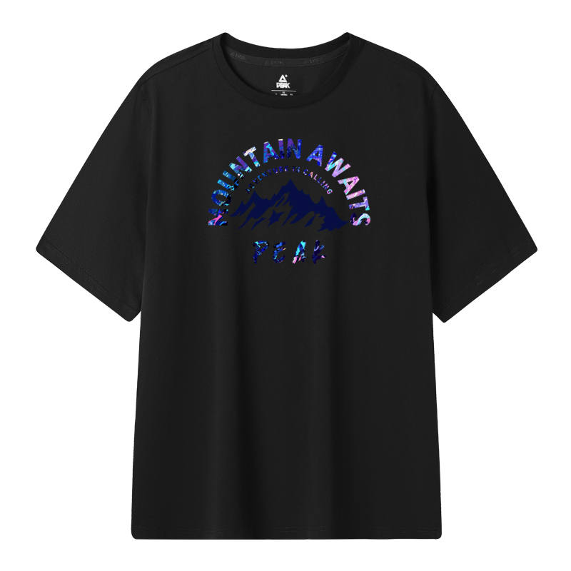 PEAK T Shirts Unisex Crew Neck Moderate Straight Fit