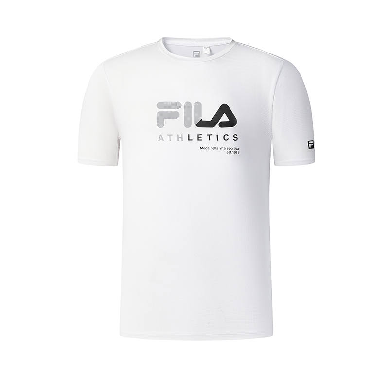FILA Fitness T Shirt Men's Jade White