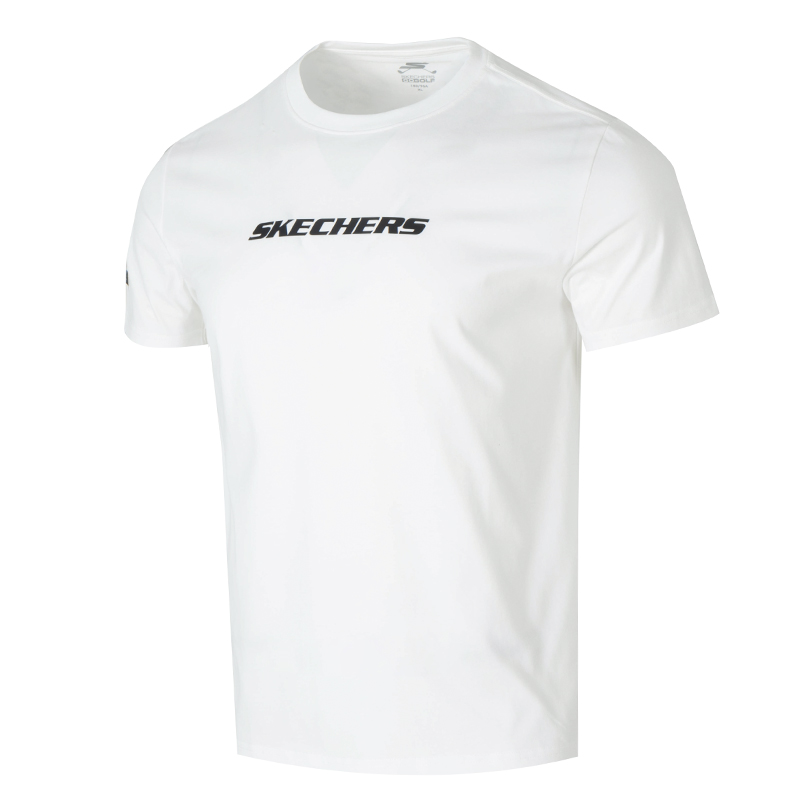 Skechers Basic Sports Collection T Shirt Unisex White