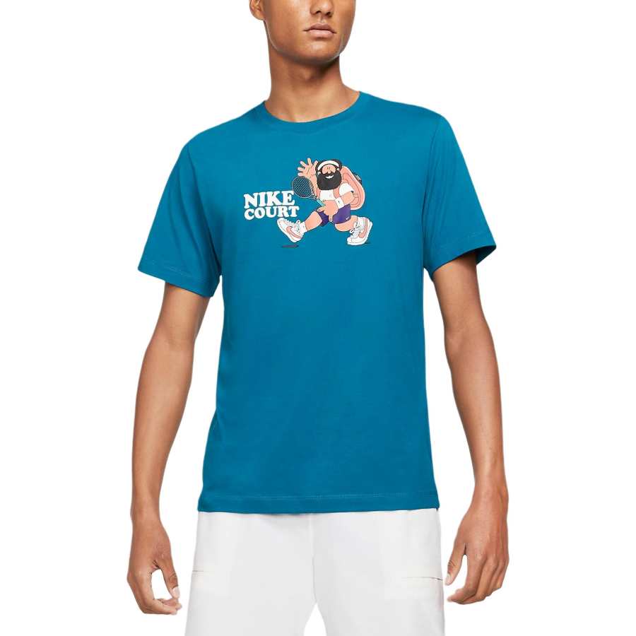 Nike Nike Court Slam T Shirt Men's Green