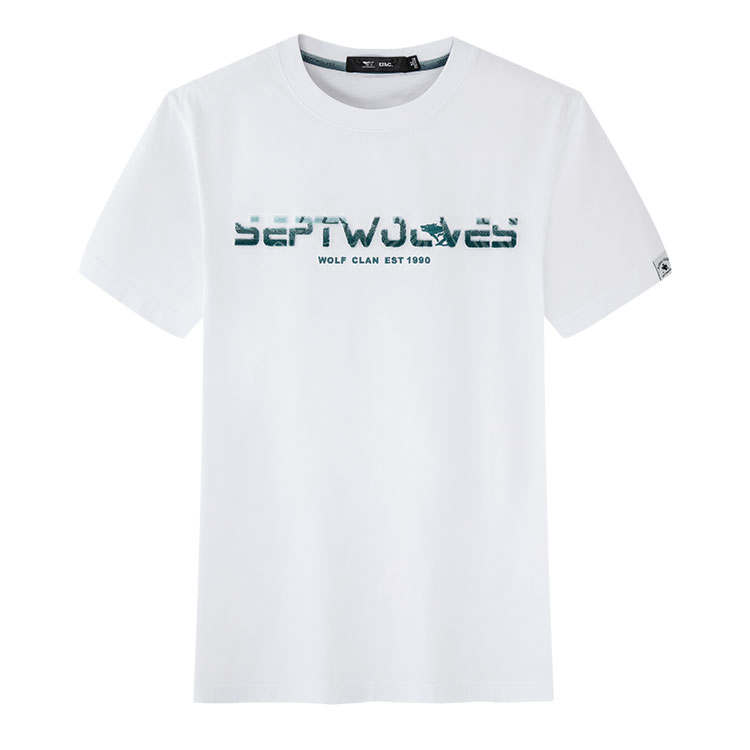 SEPTWOLVES SEPTWOLVES T Shirt Men's Raw White
