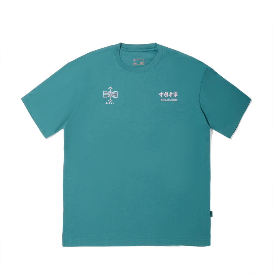 Li-Ning Li Ning T Shirt Men's Ink Green