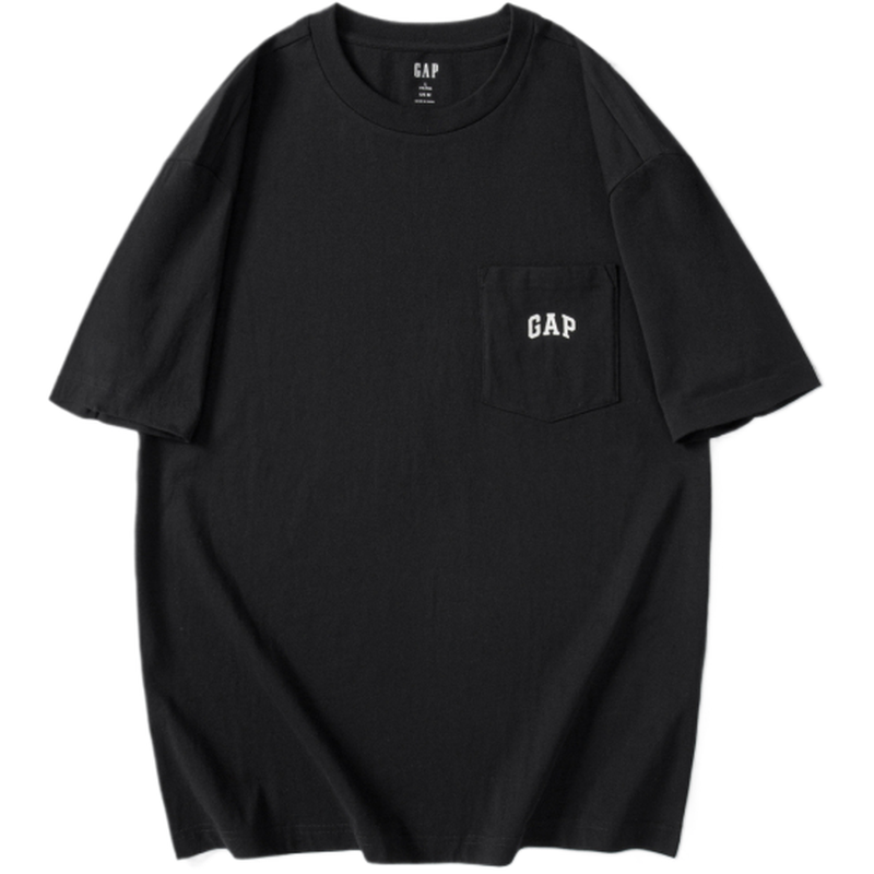 GAP GAP T Shirts Men's Crew Neck Moderate