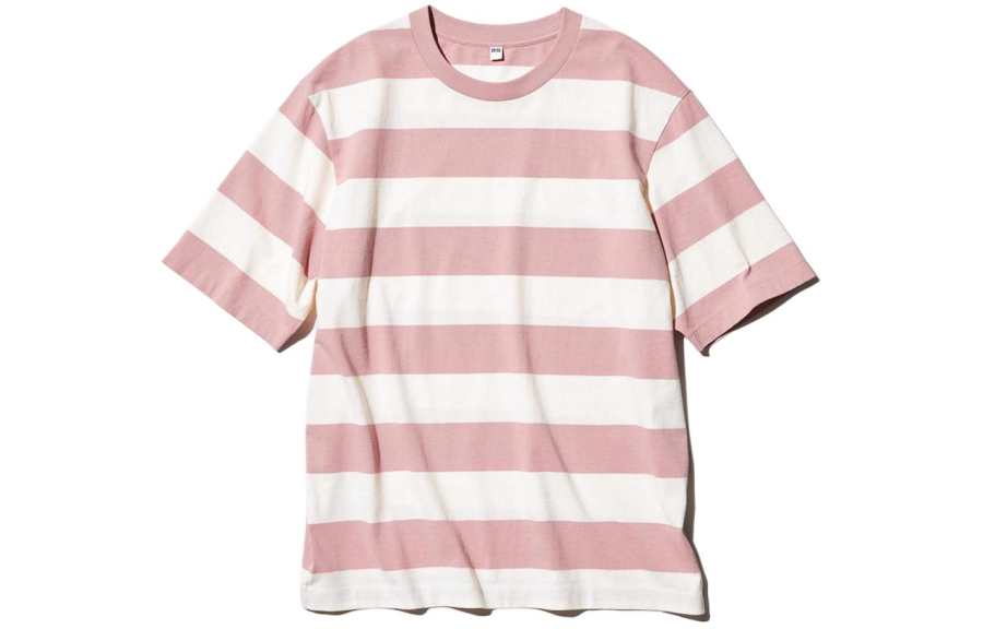 UNIQLO Regular T Shirt Unisex Pink