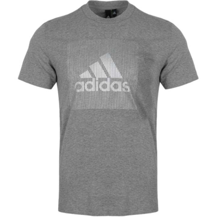 Adidas Adidas T Shirts Men's Gray Crew Neck Moderate
