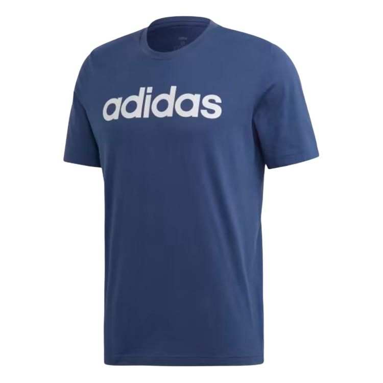 Adidas Adidas ESSENTIALS T Shirt Men's Technology Indigo/White