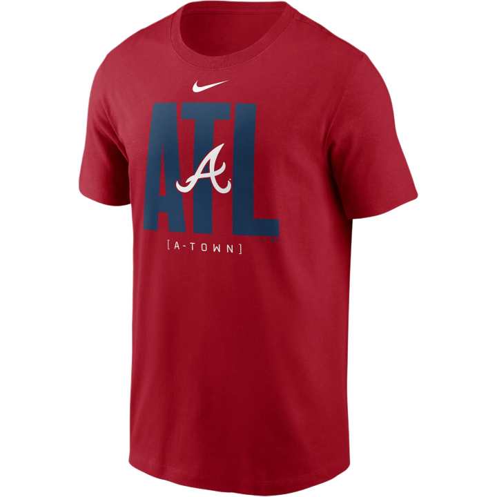 Nike Nike T Shirt Atlanta Braves Men's Red