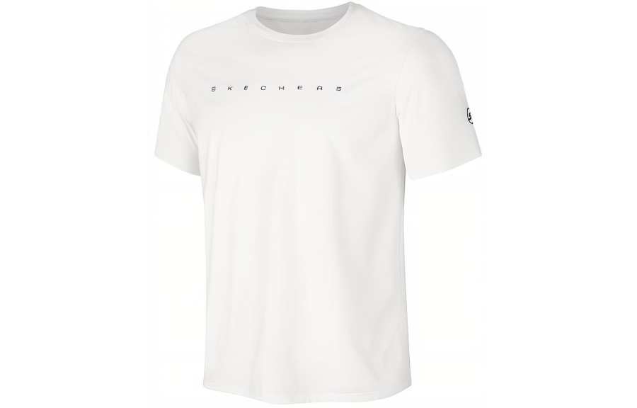Skechers SS24 Quick Dry T Shirts Men's Bright White