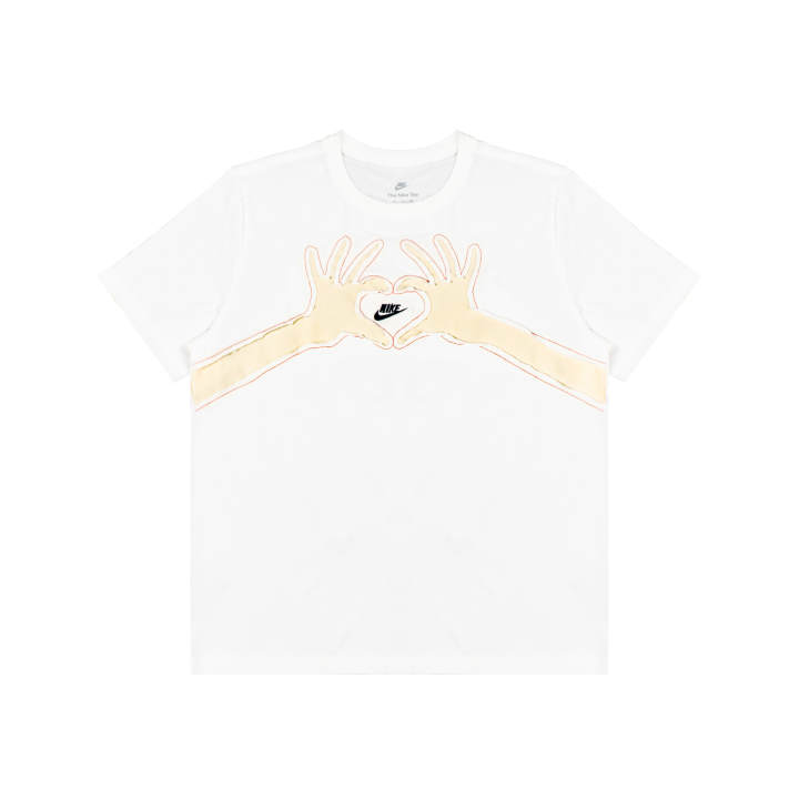 Nike Nike T Shirts Unisex White Crew Neck Moderate Straight Fit