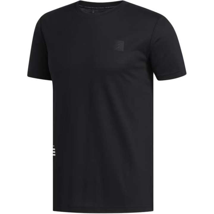 Adidas Adidas T Shirts Men's Black Crew Neck Moderate Straight Fit
