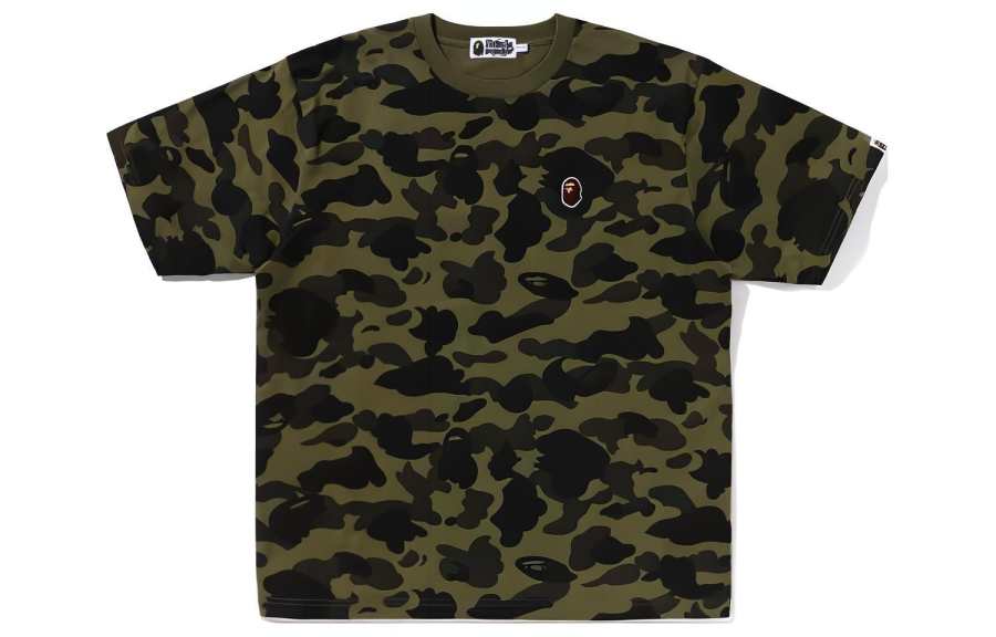 A BATHING APE A Bathing Ape camouflage-print T-shirt