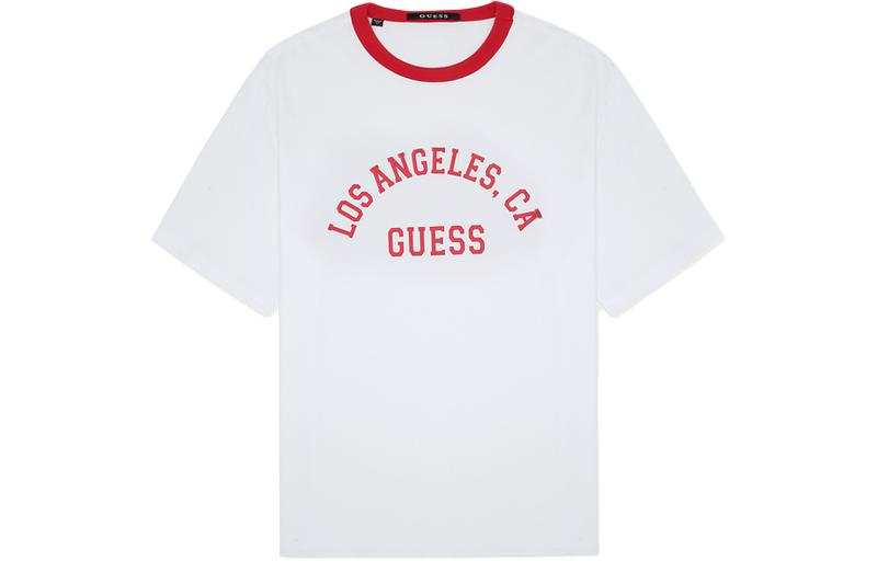GUESS T Shirts Unisex Crew Neck Moderate