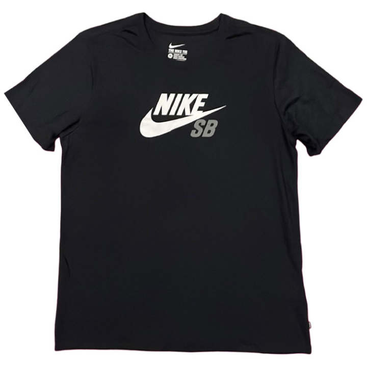 Nike Nike T Shirts Men's Black Crew Neck Moderate Straight Fit