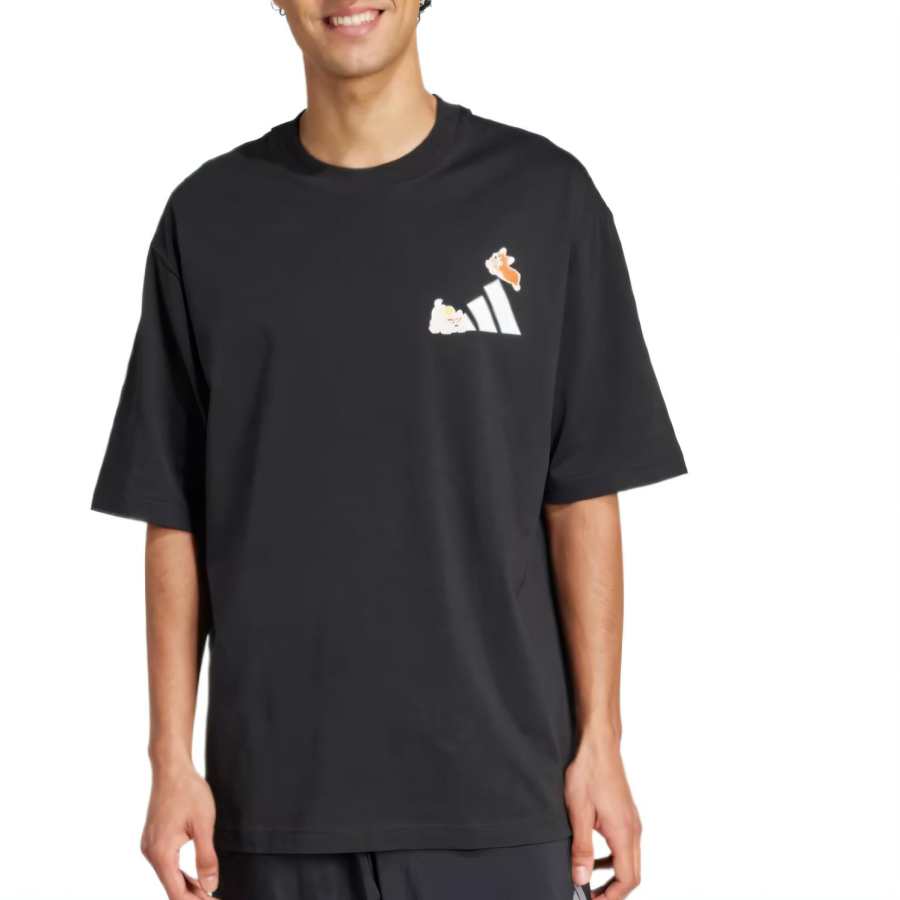 Adidas Adidas SS25 T Shirt Unisex Black