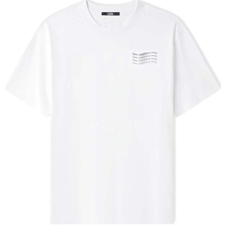 KARL LAGERFELD / Karl Lagerfeld Jeans T Shirt Men's White
