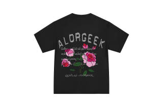 ALORGEEK T Shirts Unisex Crew Neck Moderate Straight Fit