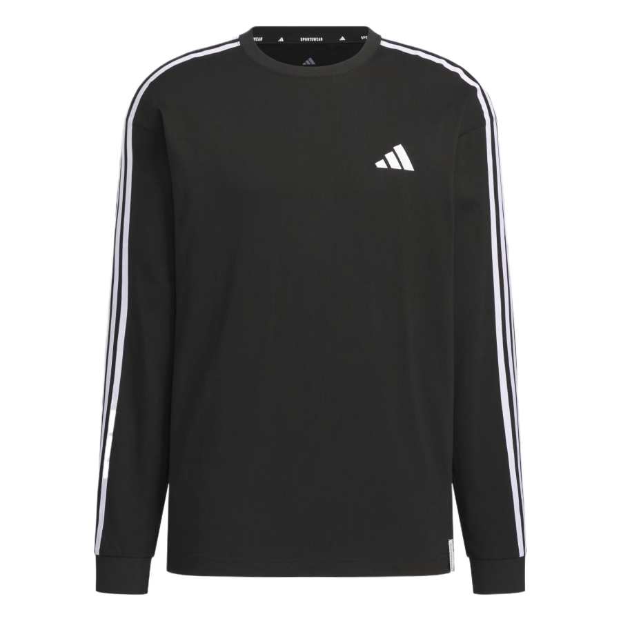 Adidas Adidas T Shirts Men's Black Crew Neck Moderate Straight Fit