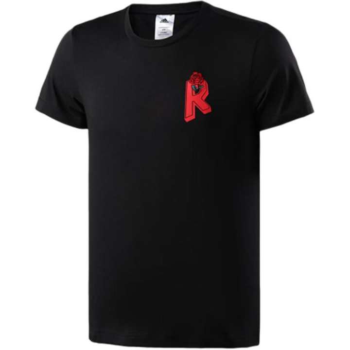 Adidas Adidas T Shirts Men's Black Crew Neck Moderate