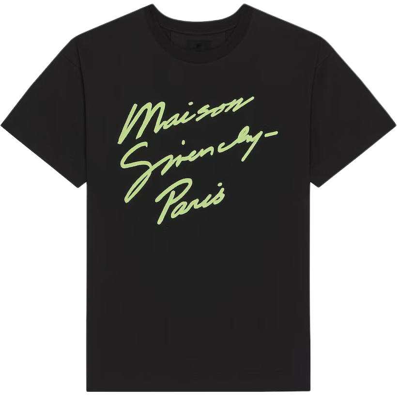 Givenchy Givenchy Slogan Embroidered Crewneck T Shirt