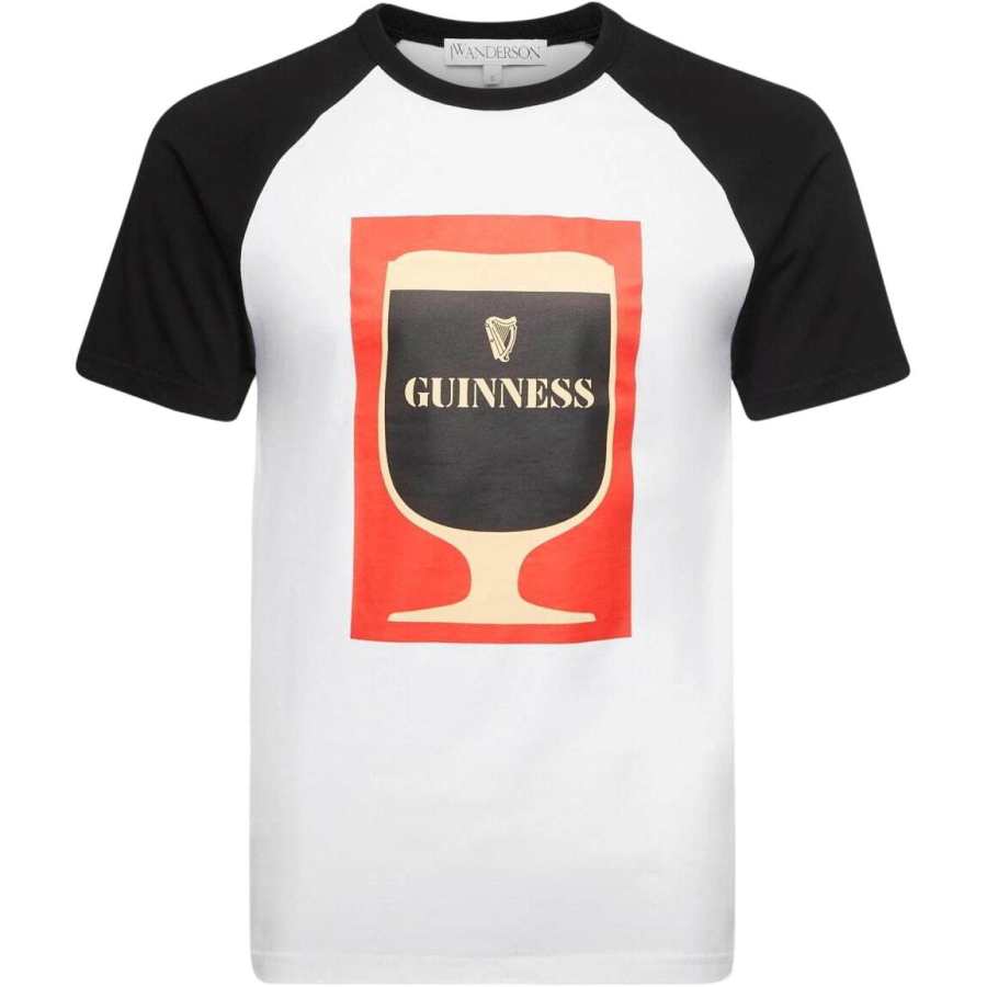 JW Anderson T Shirts Unisex White Crew Neck Moderate Straight Fit