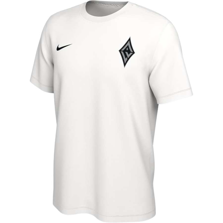 Nike Nike T Shirts Men's White Crew Neck Moderate Straight Fit