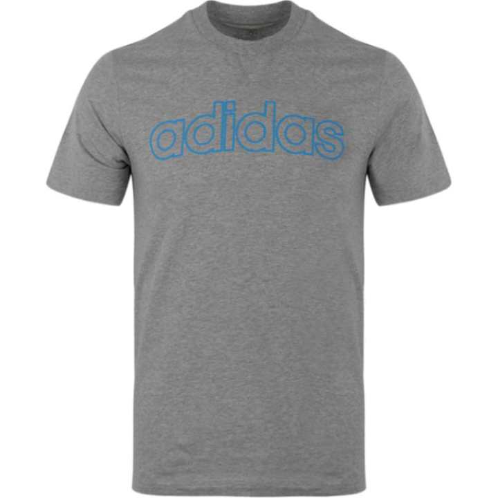 Adidas Adidas T Shirts Men's Gray Crew Neck Moderate