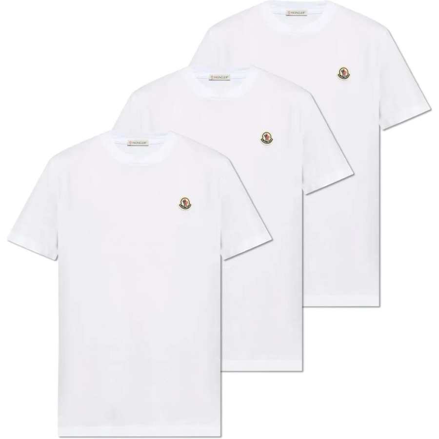 Moncler Moncler T Shirt Men's 3 Pack White