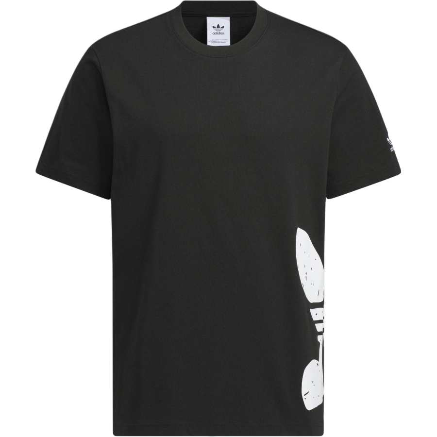 adidas originals Men's Logo Design Casual Versatile T-Shirt Black
