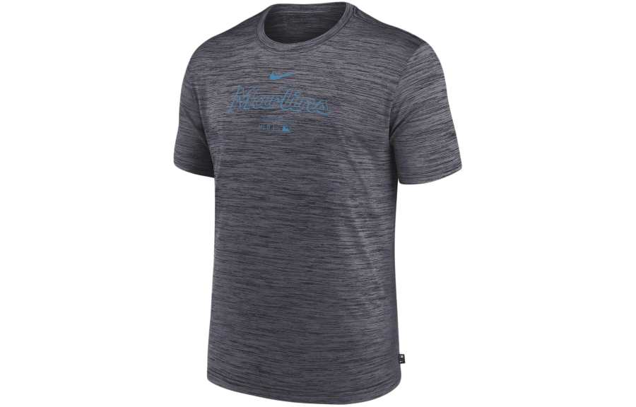 Nike Nike T Shirts Men's Black Crew Neck Moderate Straight Fit