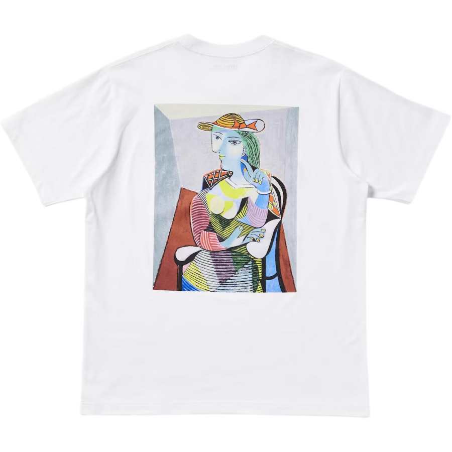 UNIQLO x BIJIASUO,LIANMINGKUAN Picasso, Collaboration SS25 T Shirt Unisex White