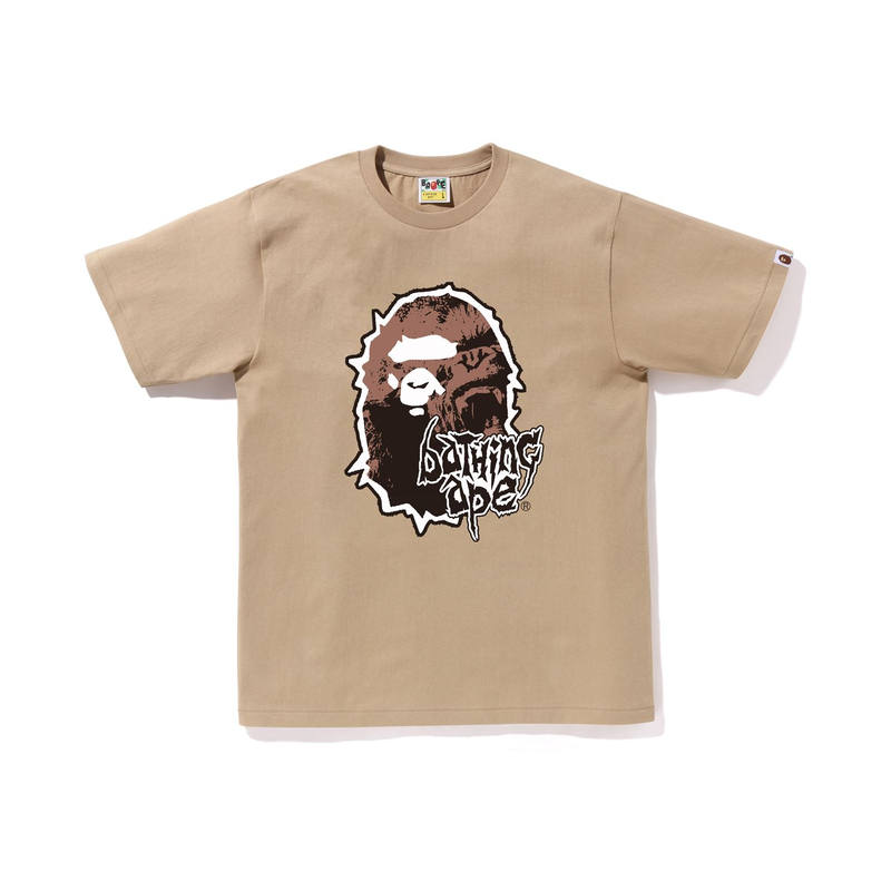 A BATHING APE Bape Mad Ape Head Tee