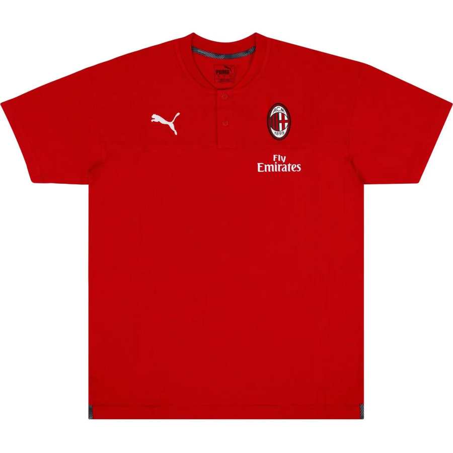 PUMA AC Beige Blue T Shirt Men's Red