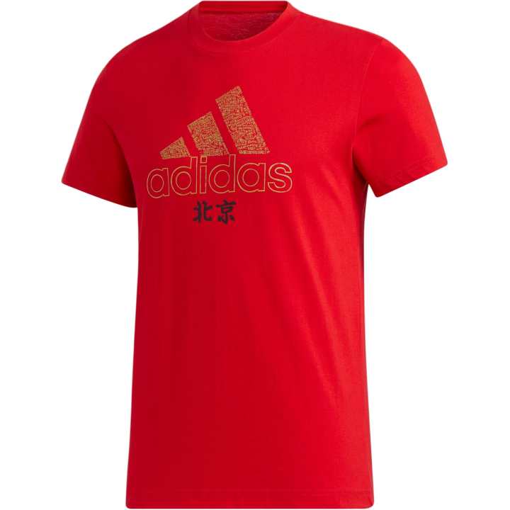 Adidas Adidas CHINA CITY T M T Shirt Men's Light Scarlet